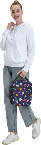 Vista 6 de Lonchera Astronauts&Space con aislamiento para niños, organizador térmico portátil para niños