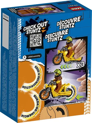 Vista 3 de LEGO City Demolition Stunt Bike 60297 Kit de construcción (12 piezas)