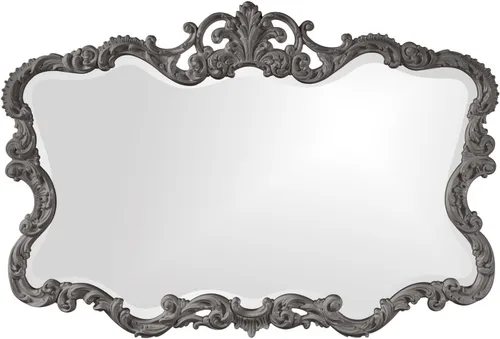 Vista 26 de Howard Elliott - Espejo decorativo rojo Talida antiguo para pared, gran punto focal rectangular, para dormitorio, sala de estar y tocador, espejo