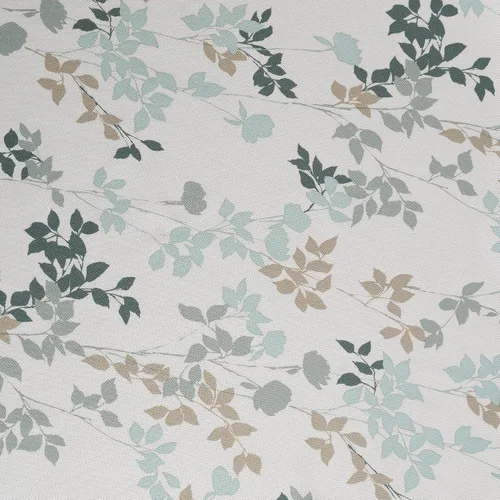Vista 4 de No. 918 Marra - Panel de cortina semitransparente con ojales y estampado floral, 48 x 95 pulgadas, puerto
