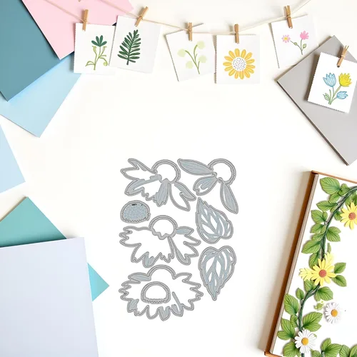 Vista 7 de Troqueles de corte para hacer tarjetas, plantillas de corte para álbumes de recortes, álbumes de fotos, troqueles de papel decorativos para hacer