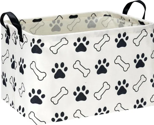 Vista 21 de NTAOHAMPER Cesta rectangular de almacenamiento de fútbol vacía, cesta de regalo plegable con asas, caja de juguetes/libros, decoración de habitación