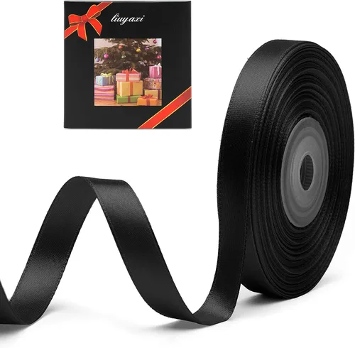 Vista 72 de Cinta de satén verde manzana de doble cara de color sólido de 1/2 pulgada x 25 yardas, cintas perfectas para manualidades, decoración de bodas
