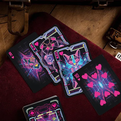 Vista 5 de 99FOX Cartas de juego de gatos para adultos, adolescentes, hombres, amigos, baraja genial