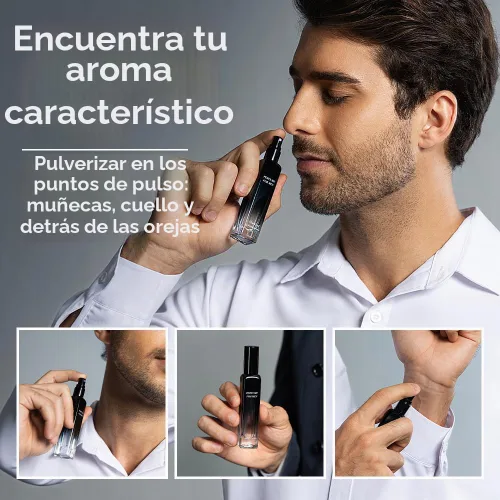 Vista 6 de Colonia de feromonas para hombres - Perfume de larga duración para hombre