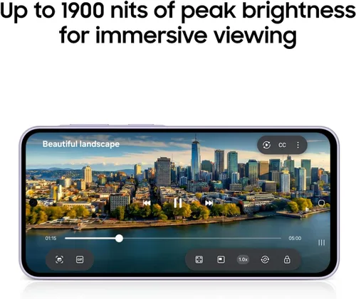 Vista 4 de Samsung Galaxy A37 5G (2026), teléfono inteligente Android desbloqueado + Buds3 FE + 128GB, pantalla AMOLED, triple cámara, IP68, teléfono delgado
