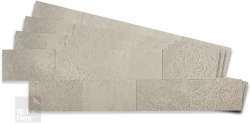 Vista 17 de Tic Tac Tiles - Azulejos autoadhesivos removibles para pegar en el salpicadero de la cocina o el baño, azulejos 3D de concreto natural estilo metro