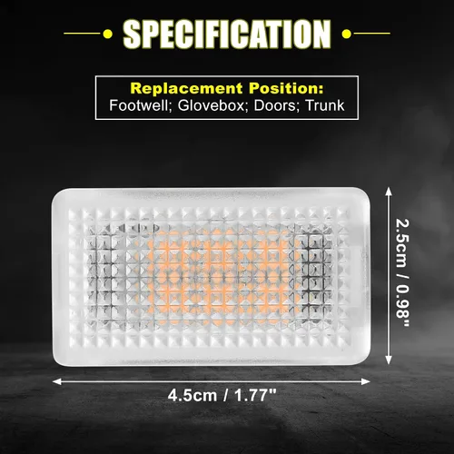 Vista 3 de X AUTOHAUX 2 luces LED para Tesla modelo 3/Y/S/X luces moradas para interior del coche, luces LED rosas y moradas para el espacio de los pies