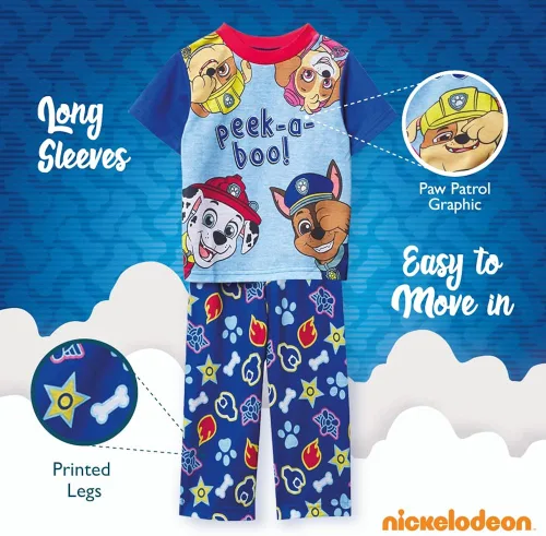 Vista 4 de Nickelodeon Conjunto de pijama Little Paw Patrol para niño