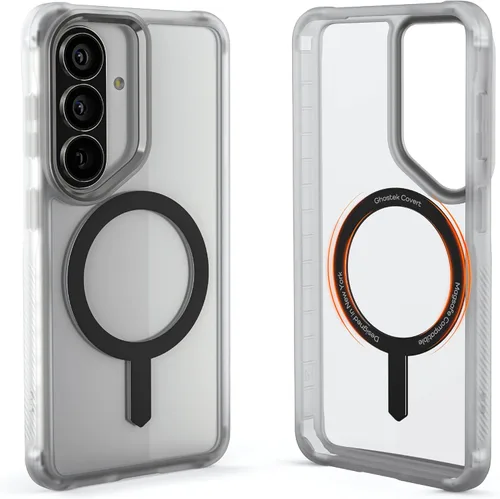 Vista 22 de Ghostek COVERT - Funda rosa para Galaxy Z Flip 4 para mujeres y niñas, protección completa de bisagra y parte trasera transparente, duradera