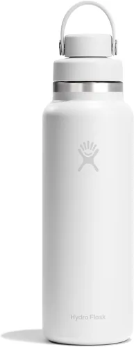 Vista 59 de Hydro Flask Botella de agua – Acero inoxidable aislado – Tapa de boca ancha para chug, antiderrames, a prueba de fugas en rocío de 40 onzas Dew