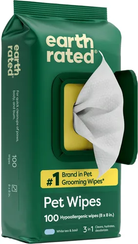 Vista 13 de Earth Rated XL - Toallitas para mascotas para perros y gatos, limpieza hipoalergénica y sin perfume de 3 en 1, desodorizante e hidratante extra