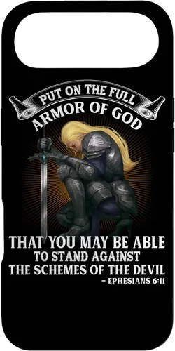 Vista 27 de Laying Down The Full Armor of God Case for iPhone 17