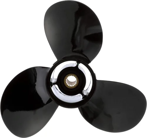 Vista 7 de Quicksilver Black Diamond Bravo Two Propeller Black Finish