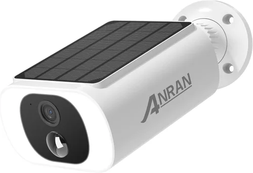 Vista 7 de ANRAN Panel solar de 3 W con cable Micro USB de 3 m y puerto Tipo-C, compatible con cámaras de seguridad CCTV con batería recargable, impermeable