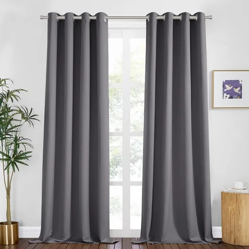 Vista 75 de PONY DANCE Cortinas para Autocaravana de 24 pulgadas de Largo, Cortinas Cortas para Baño y Cocina, Mini Cortinas de Privacidad para Camper