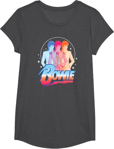 Vista 33 de David Bowie - Camiseta Bowie 3D, Negro
