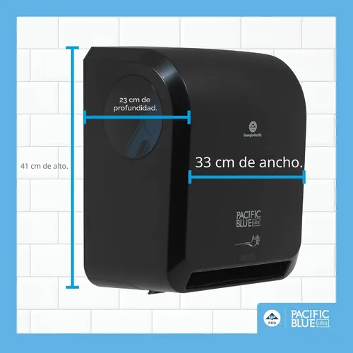 Vista 5 de Georgia-Pacific - Dispensador de toallas de papel de alta capacidad Pacific Blue Ultra 8 pulgadas