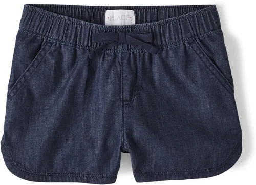 Vista 2 de The Children's Place Pantalones cortos de mezclilla para niñas