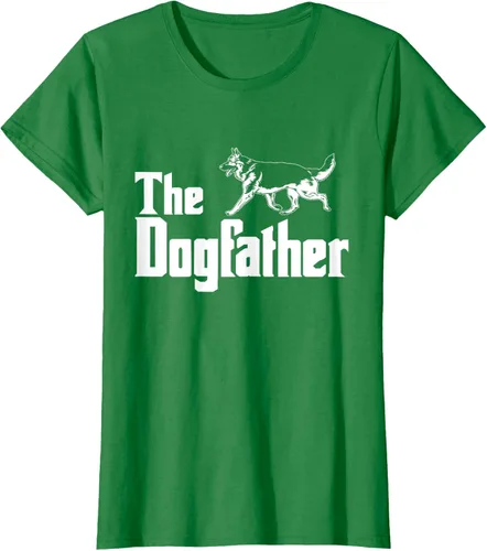 Vista 32 de The Dogfather Pastor Alemán - Camiseta de regalo divertida, Negro, S