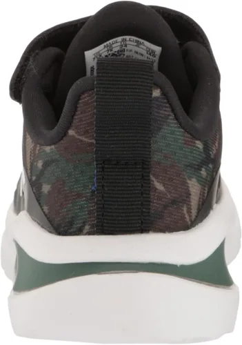 Vista 3 de adidas Tenis de correr unisex Fortarun-2022 para niños, Core NegroNube BlancoGris Seis