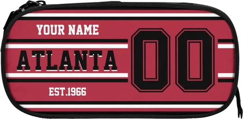 Vista 14 de Estuche de lápices personalizado Arizona con número de nombre, caja de lápices personalizada estilo fútbol, estuche de bolígrafo personalizado