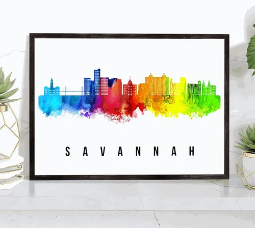Vista 13 de Generic Póster de Albuquerque Skyline New Mexico, 12 x 18 pulgadas, perfecto para sala de estar, dormitorio, oficina