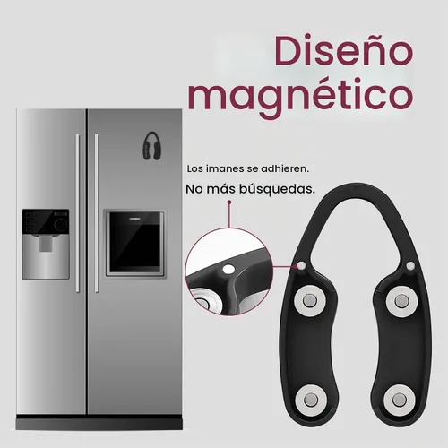 Vista 4 de GOBETTER Cortador magnético de papel de aluminio de 2 piezas, 4 cuchillas inoxidables, removedor de papel de aluminio, accesorio para abridor