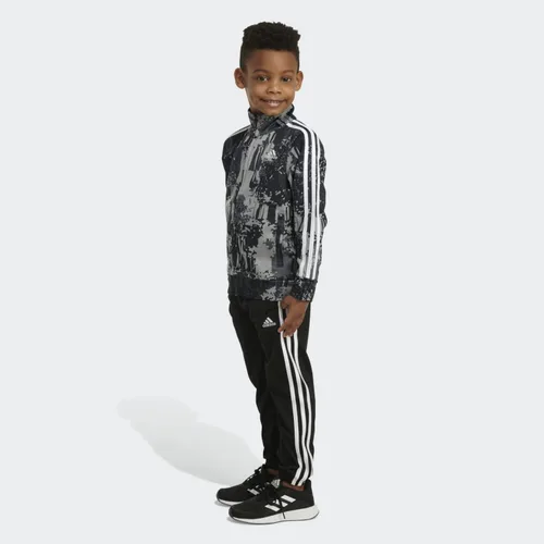 Vista 4 de adidas C TRICOT AOP TRK SET Niños, Negro