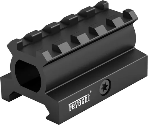 Vista 9 de Feyachi Picatinny Rail Riser Mount, 0.75"/0.83"/0.95"/1" High,3 Slots/5 Slots Riser Mount for Red Dot Sight