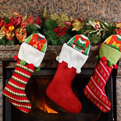 Vista 5 de Peryiter 10 latas de menta de caca de Navidad, latas de menta novedosas de Navidad, rellenos de calcetines de caramelo de Navidad, caja de dulces