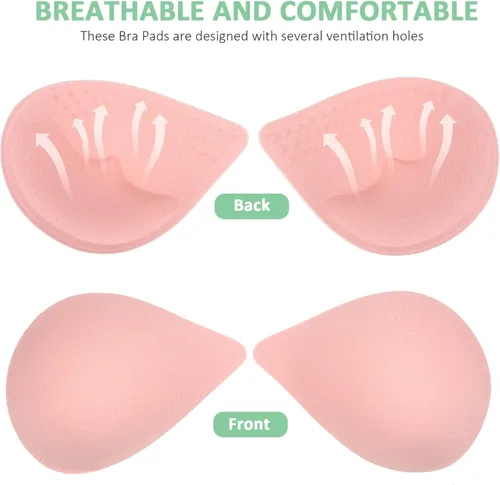 Vista 4 de Abaodam 12 pares de almohadillas de brasier deportivo para mujer, accesorios de ropa, Como se muestra