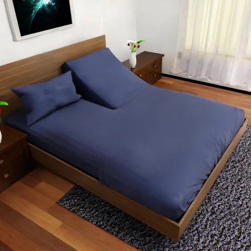Vista 31 de Juego de sábanas Split King con 2 sábanas bajeras individuales XL, ropa de cama de 5 piezas, sin arrugas, resistente a la decoloración, microfibra