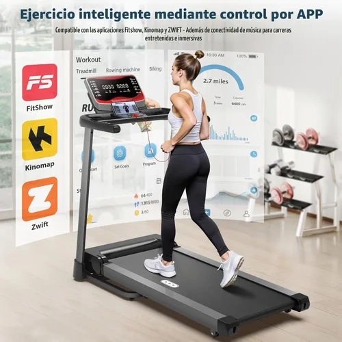 Vista 3 de CIIHI Treadmill with Auto Incline - 450 LBS Capacity Treadmill for Home Gym