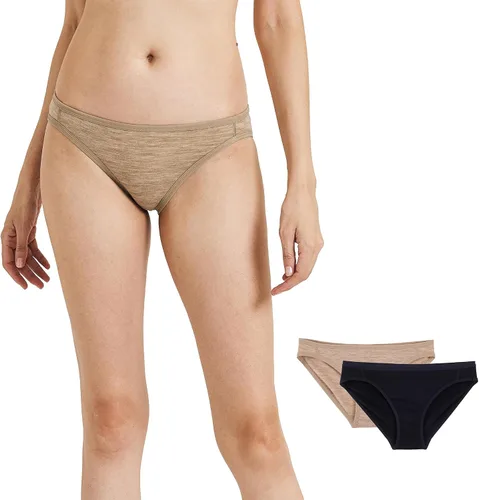 Vista 15 de METARINO - Bragas deportivas de lana merina suave para mujer Negro