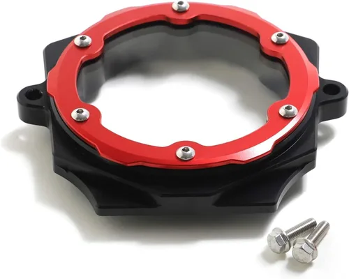 Vista 2 de Cubierta lateral de culata 3 con ventana transparente, cubierta de eje de leva transparente para Yamaha Raptor 700 2006-2022, 1S3-11185-00-00