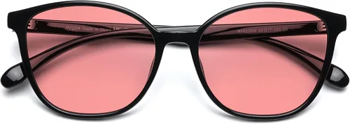 Vista 8 de Gafas de computadora con bloqueo de luz azul para mujer