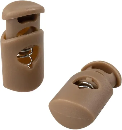 Vista 2 de West Coast Paracord Abrazadera de bloqueo de cable de plástico resistente de un solo orificio para cuerda de paracaídas, cordones, cuerda elástica