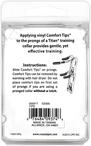 Vista 3 de Coastal Pet Titan - Consejos de comodidad para collares de entrenamiento de puntas, pesados, 0.130 in, 22 unidades por paquete (paquete de 1)