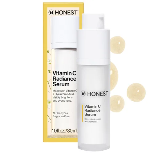 Vista 12 de Honest Beauty Mini Vitamin C Radiance Serum, mejora el tono de la piel y la tez, suave para pieles sensibles, sin fragancia, vegano