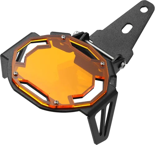 Vista 4 de Motoforti Par de la motocicleta LED antiniebla Protector Guardias OEM Foglight lámpara cubierta para BMW R1200 F800R1250 F850/GS naranja