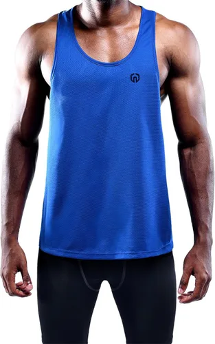 Vista 6 de NELEUS Men's 3 Pack Dry Fit Y-Back Muscle Tank Top