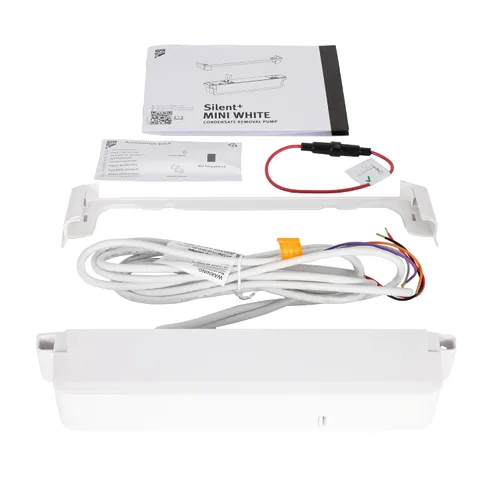 Vista 5 de Aspen Silent+ Mini Bomba de condensado blanco Gen 5 – Bomba de drenaje HVAC ultra silenciosa de 16 dB, velocidad variable, compatible con mini Split