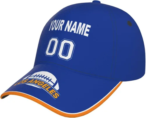 Vista 20 de Gorra personalizada con cualquier nombre y número ajustable, regalo personalizado para papá, hombres, mujeres, jóvenes, fanáticos de los deportes
