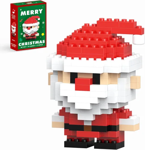 Vista 15 de Juego de bloques de construcción de campanas de Navidad y botas, compatible con el calendario de Adviento Lego 2025, apilables, juguetes nuevos