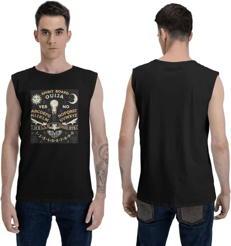 Vista 3 de Game Ouija Board Pattern Tank Tops Mans T-Shirt Sleeveless T-Shirt