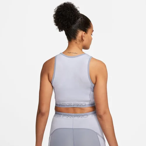 Vista 3 de Nike Pro Dri-FIT - Camiseta corta de entrenamiento para mujer