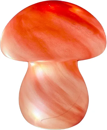 Vista 12 de Árbol de Navidad de vidrio decorativo con luz LED: 13.5" de alto, adorno de mesa de batería para las fiestas, decoración navideña de vidrio
