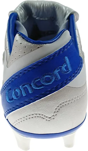 Vista 4 de Auténtico Concord Fútbol Cleats Estilo S160XA Cuero Plata