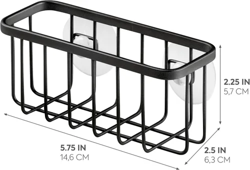 Vista 21 de InterDesign Gia ventosa para cocina, Acero inoxidable, Pulido, normal